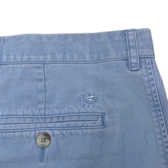 Southern Tide Other - Southern Tide Mens The Skipjack Chino Shorts Light Blue Pima Cotton Modal 35